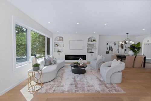88 Cheyenne Crescent Nw, Calgary, AB - Indoor Photo Showing Living Room