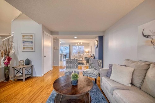 81 Prestwick Avenue Se, Calgary, AB - Indoor Photo Showing Living Room