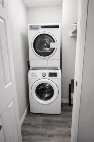 206-101 Big Hill Way Se, Airdrie, AB - Indoor Photo Showing Laundry Room