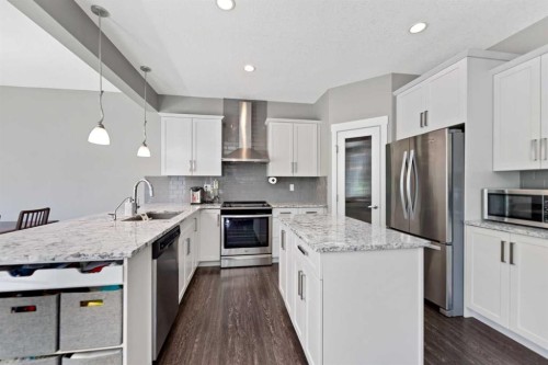 68 Nolanlake Point Nw, Calgary, AB - Indoor Photo Showing Kitchen With Stainless Steel Kitchen With Upgraded Kitchen