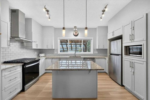 174 Mahogany Heights Se, Calgary, AB - Indoor Photo Showing Kitchen With Stainless Steel Kitchen With Upgraded Kitchen