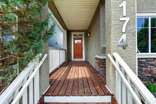 174 Mahogany Heights Se, Calgary, AB - Outdoor With Deck Patio Veranda
