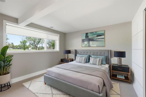 4935 10 Avenue Sw, Calgary, AB - Indoor Photo Showing Bedroom