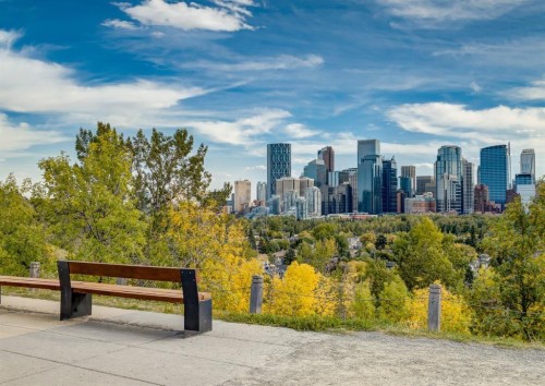 1618 6 Street Nw, Calgary, AB - Outdoor With View