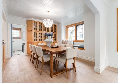 1618 6 Street Nw, Calgary, AB - Indoor Photo Showing Dining Room