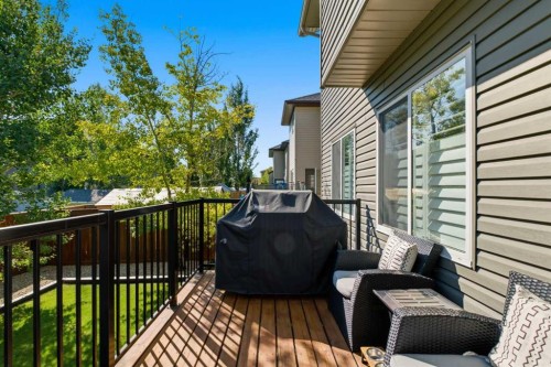 809 Canoe Green Sw, Airdrie, AB - Outdoor With Deck Patio Veranda With Exterior