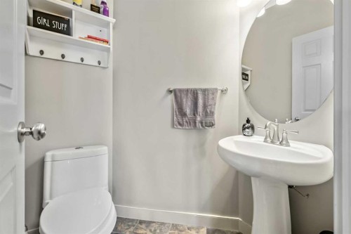 13 Dain Place Nw, Langdon, AB - Indoor Photo Showing Bathroom