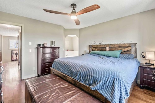 13 Dain Place Nw, Langdon, AB - Indoor Photo Showing Bedroom