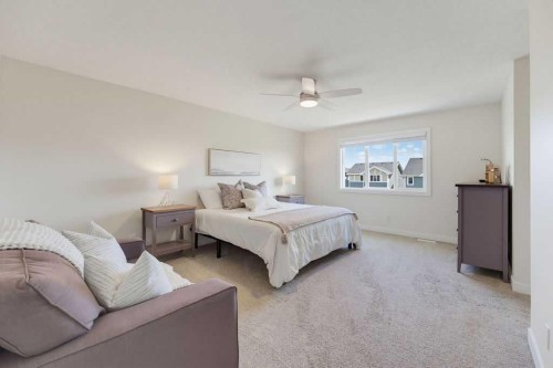136 Sunrise Common, Cochrane, AB - Indoor Photo Showing Bedroom