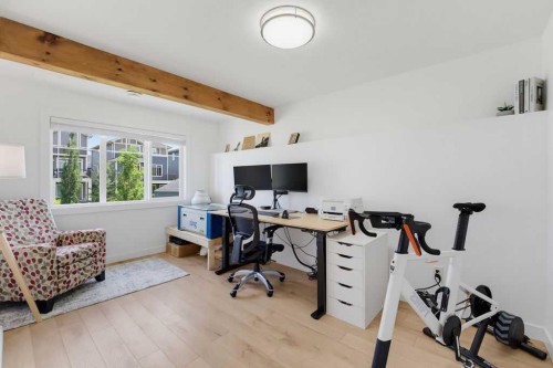 136 Sunrise Common, Cochrane, AB - Indoor Photo Showing Office