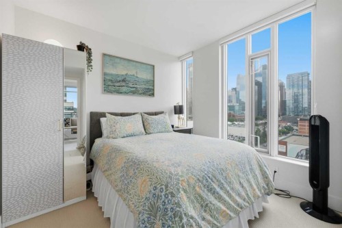 908-901 10 Avenue Sw, Calgary, AB - Indoor Photo Showing Bedroom