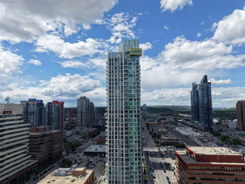 908-901 10 Avenue Sw, Calgary, AB - Outdoor With View