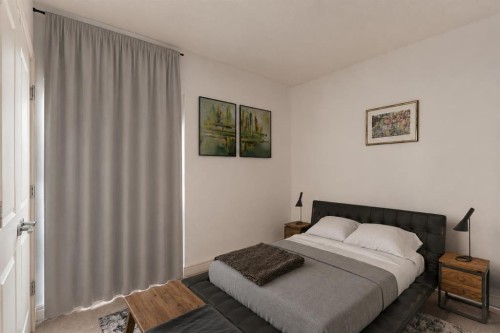604-920 5 Avenue Sw, Calgary, AB - Indoor Photo Showing Bedroom