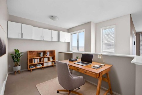 73 Sunset Heights, Cochrane, AB - Indoor Photo Showing Office