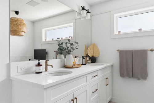 203 Cranbrook Park Se, Calgary, AB - Indoor Photo Showing Bathroom