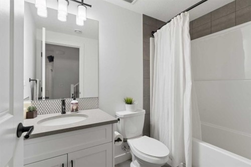 203 Cranbrook Park Se, Calgary, AB - Indoor Photo Showing Bathroom