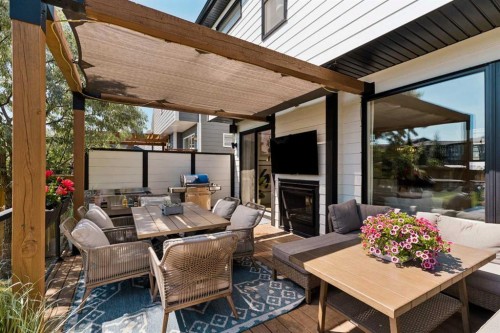203 Cranbrook Park Se, Calgary, AB - Outdoor With Deck Patio Veranda With Exterior