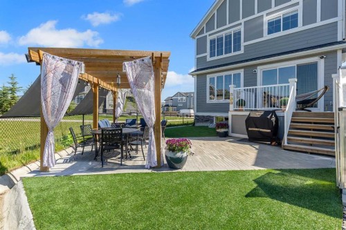 168 Magnolia Manor Se, Calgary, AB - Outdoor With Deck Patio Veranda