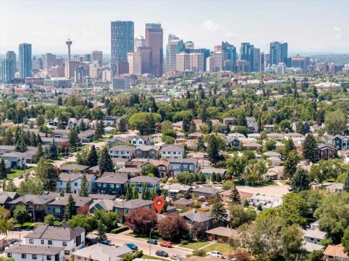 1219 Renfrew Drive Ne, Calgary, AB - Outdoor With View