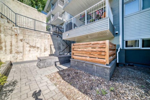 110-525 56 Avenue Sw, Calgary, AB - Outdoor With Deck Patio Veranda With Exterior