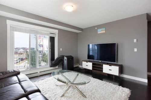 3302-302 Skyview Ranch Drive Ne, Calgary, AB - Indoor Photo Showing Living Room