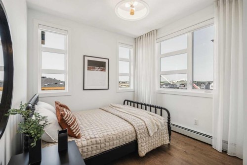 2303-55 Lucas Way Nw, Calgary, AB - Indoor Photo Showing Bedroom