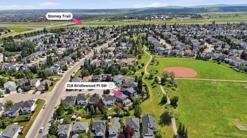 218 Bridlewood Place Sw, Calgary, AB - Outdoor With View