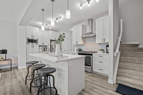 69 Carringvue Park Nw, Calgary, AB - Indoor Photo Showing Kitchen With Upgraded Kitchen