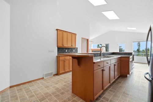 288 Springborough Way Sw, Calgary, AB - Indoor Photo Showing Kitchen With Double Sink