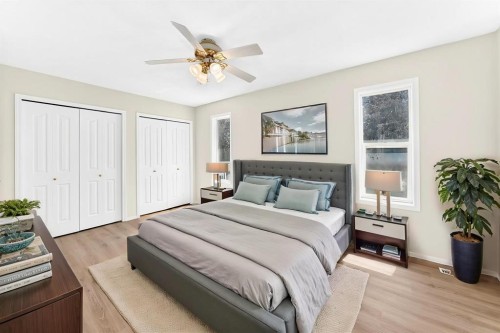 152 Harvest Park Terrace Ne, Calgary, AB - Indoor Photo Showing Bedroom