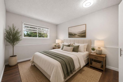 4 Fallswater Road Ne, Calgary, AB - Indoor Photo Showing Bedroom