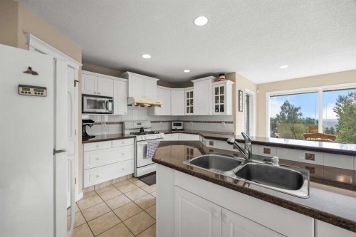 10413 Hamptons Boulevard Nw, Calgary, AB - Indoor Photo Showing Kitchen With Double Sink