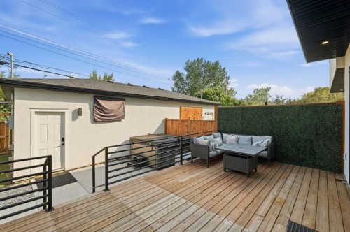 736 35 Street Nw, Calgary, AB - Outdoor With Deck Patio Veranda With Exterior