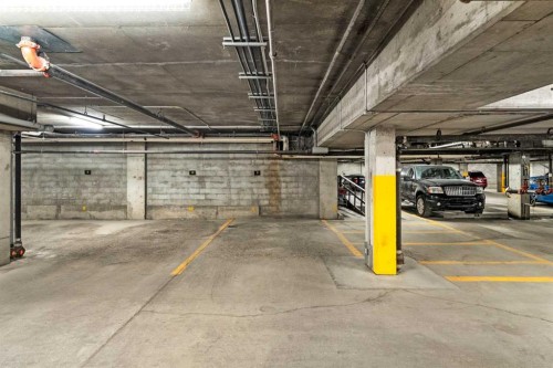 207-2425 90 Avenue Sw, Calgary, AB - Indoor Photo Showing Garage
