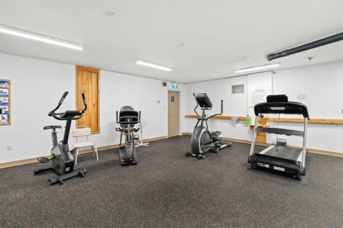 207-2425 90 Avenue Sw, Calgary, AB - Indoor Photo Showing Gym Room