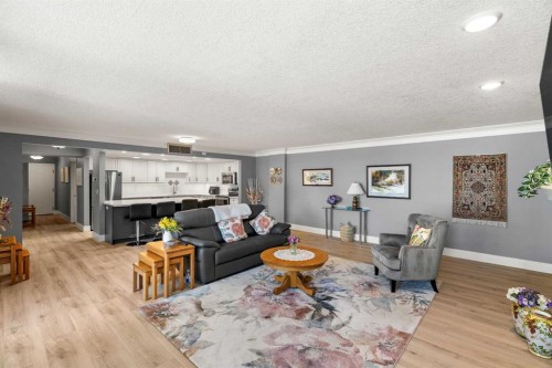 207-2425 90 Avenue Sw, Calgary, AB - Indoor Photo Showing Living Room