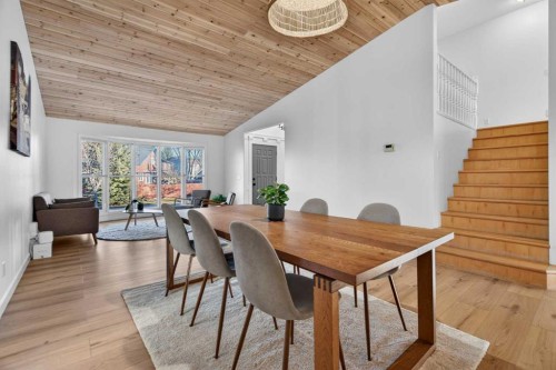 303 Woodside Place, Okotoks, AB - Indoor Photo Showing Dining Room