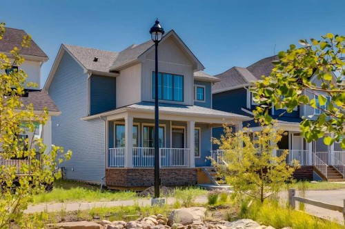 32 Ellen Lane, Crossfield, AB - Outdoor With Deck Patio Veranda