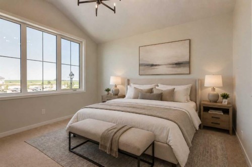 32 Ellen Lane, Crossfield, AB - Indoor Photo Showing Bedroom
