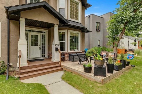 1046 Rundle Crescent Ne, Calgary, AB - Outdoor With Deck Patio Veranda