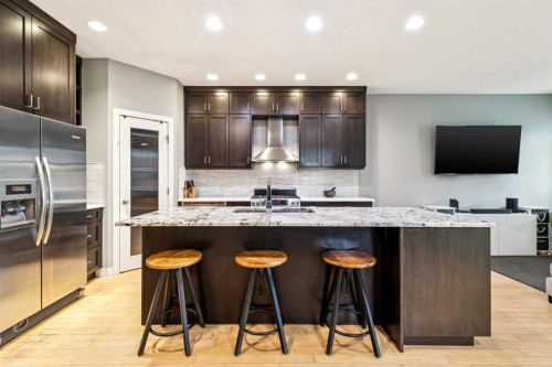 1046 Rundle Crescent Ne, Calgary, AB - Indoor Photo Showing Kitchen With Upgraded Kitchen