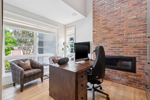 67 Aspen Ridge Square Sw, Calgary, AB - Indoor Photo Showing Office