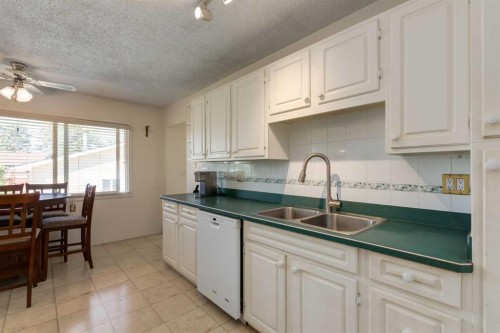 228 Maple Court Crescent Se, Calgary, AB - Indoor Photo Showing Kitchen With Double Sink