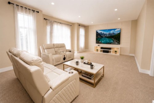 772 East Lakeview Road, Chestermere, AB - Indoor Photo Showing Living Room