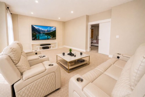 772 East Lakeview Road, Chestermere, AB - Indoor Photo Showing Living Room