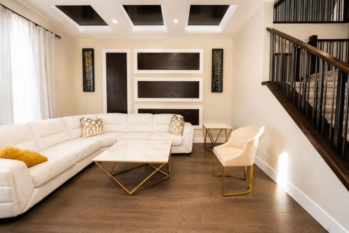 772 East Lakeview Road, Chestermere, AB - Indoor Photo Showing Living Room