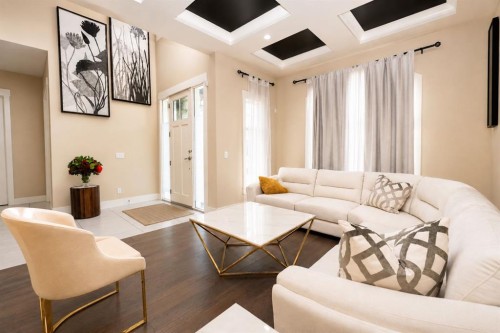 772 East Lakeview Road, Chestermere, AB - Indoor Photo Showing Living Room