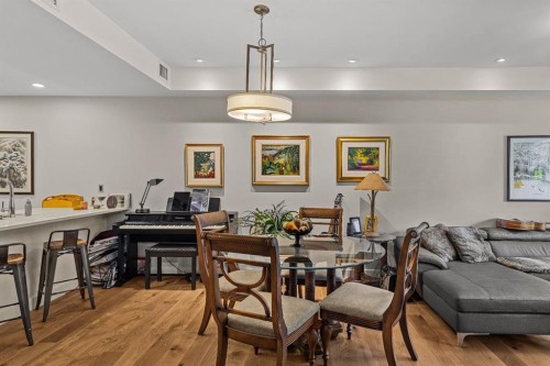 102-707 Spring Creek Drive, Canmore, AB - Indoor Photo Showing Dining Room