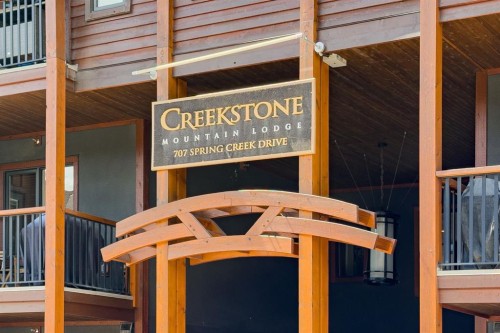 102-707 Spring Creek Drive, Canmore, AB - Outdoor With Exterior