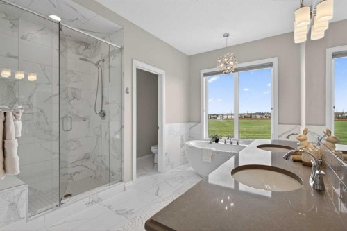 73 Rockyvale Green Nw, Calgary, AB - Indoor Photo Showing Bathroom